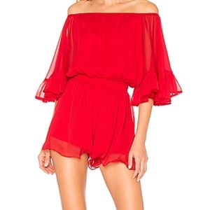 Endless rose ruffled romper!